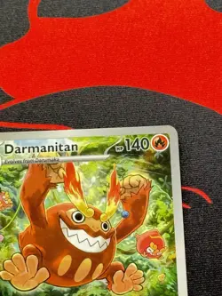 Darmanitan 098/086 Full Art Holo Pokemon Sv Black Bolt English Near Mint - Image 4