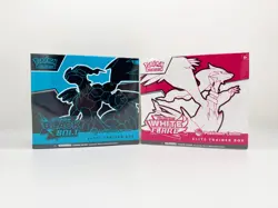 SET OF 2 Pokemon Center Exclusive Black Bolt & White Flare Elite Trainer Box ETB - Image 1