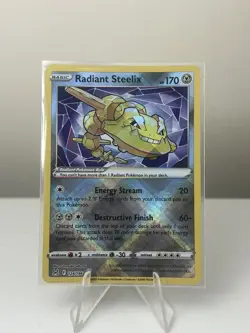 Pokemon Radiant Steelix 124/196 Lost Origin Ultra Rare Holo NM - Image 1