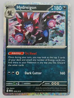 Pokemon TCG - 010/015 Hydreigon Reverse Holo McDonald's Promo 2025 M24EN - Image 1