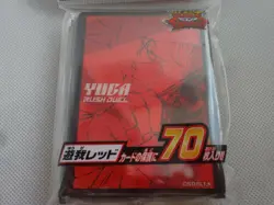 New Konami Yugioh Rush Duel "YUGA Red" & "LUKE Blue" Set 70Pcs Card Sleeve Japan - Image 4