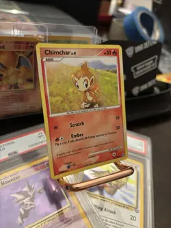 Chimchar - (Cosmos Holo) 076/130 Miscellaneous Cards & Products Holo SWIRL - Image 2