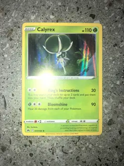 Pokemon TCG Cards Calyrex 017/159 Crown Zenith Holo Rare MINT - Image 3