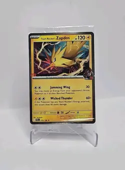 Sealed Team Rockets Zapdos 070/182 EB Games Stamped Promo Pokemon Card - Image 1