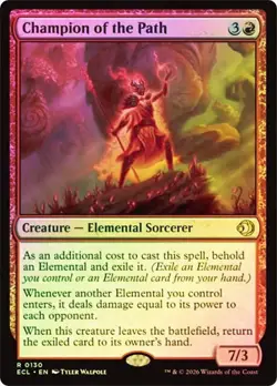 Champion of the Path Foil Lorwyn Eclipsed NM MTG - Image 1