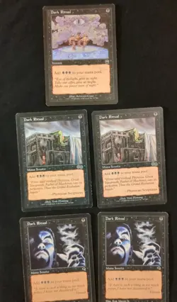 Dark Ritual Urza's Saga x2 tempest x2 mercadoan masques x1 - Image 1