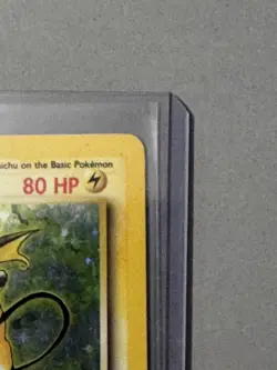 Pokemon Base Set Holo Raichu 14/102 80 HP Agility Thunder Vintage Card - Image 5