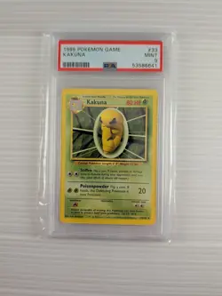 1999 Pokemon Game #33 Kakuna PSA 9 MINT - Image 1