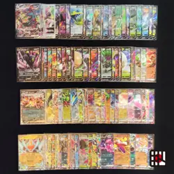Pokemon Card Bulk Lot 100 V ex VMAX VSTAR NM-LP No Dupes Japanese US Stock 604 - Image 1