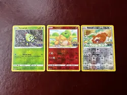 x3 Ditto Peelable - Spinarak 006 + Numel 013 + Bidoof 059 - Pokemon Go - NM - Image 1