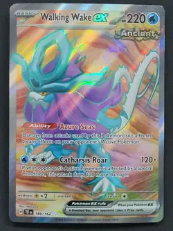 Walking Wake ex 189/162 Ultra Rare Temporal Forces Pokemon TCG - Image 1