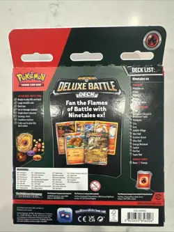 Pokemon Tcg NineTails Ex Deluxe Battle Deck - Image 2