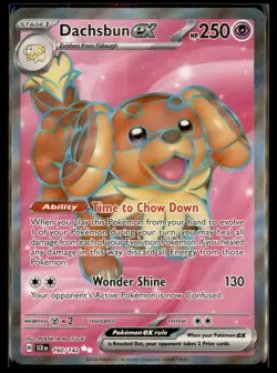 Dachsbun ex - Pokemon SV07: Stellar Crown 160/142 - Image 1