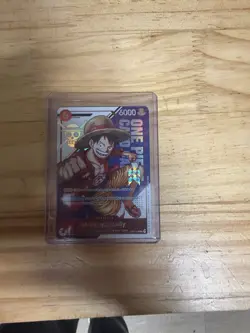 MONKEY D LUFFY ONE PIECE TREASURE CAMPAIGN PACK 3RD ANNIVERSARY PROMO ST21-014 - Image 1