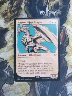 MTG English Ancient Silver Dragon (Showcase) - Image 1