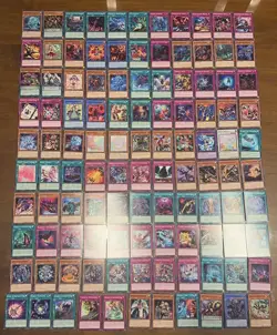 Yu-Gi-Oh! TCG 2023 Dueling Heroes Tin Mega Pack complete 110 Common Card set - Image 1