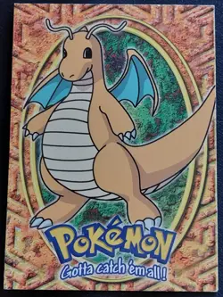 Dragonite # 149 Card E12 of 12 Topps Movie Stage 3 Pokemon hp - Image 1