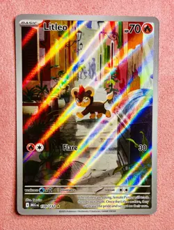 Litleo | 139/132 | Mega Evolution | 2025 Pokemon Card Illustration Rare | NM - Image 1