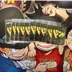 One Piece TCG - Black and Gold DON!! Card Set - Complete 10 Cards - SEALED - Image 1