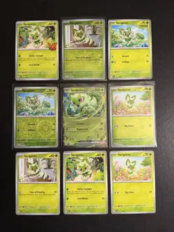 9 Sprigatito ex Pokemon Card Collection Reverse Holo Ultra Rare SV PTCG NM - Image 1