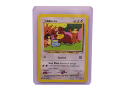 Pokemon Neo Discovery Set Unlimited Print Teddiursa Card #65/75 Common Used VGC - Image 1