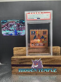 1998 Pokemon Amada Super DX Sticker Charizard #D42 PSA 9 - Image 3