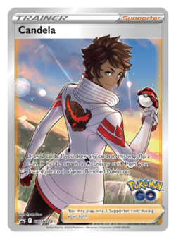 Candela SWSH228 Full Art Pokemon GO Card TCG Black Star Promo Near Mint - Image 1