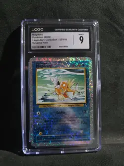 Magikarp 052/110 Reverse Holo CGC 9 Legendary Collection 2002 Pokemon Card - Image 1