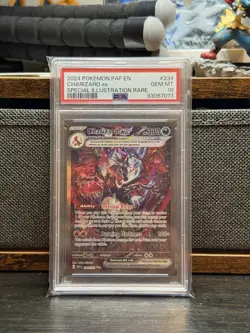 2024 Pokemon Paldean Fates Charizard EX #234 Special Illustration Rare PSA 10 - Image 1