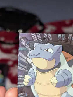 Pokemon Topps Blastoise Silver Foil Second Print Series 1 NM! - Image 3