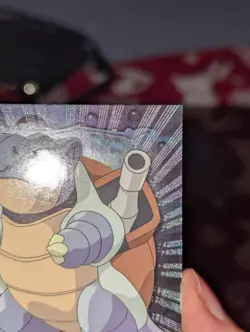 Pokemon Topps Blastoise Silver Foil Second Print Series 1 NM! - Image 4