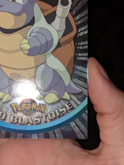 Pokemon Topps Blastoise Silver Foil Second Print Series 1 NM! - Image 5