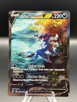 Hisuian Samurott V GG51/GG70 Ultra Rare Crown Zenith: Galarian Gallery Pokemon T - Image 1