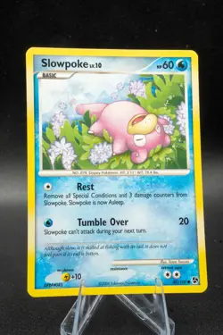 Pokemon TCG Slowpoke 82/106 Great Encounters Regular Light Play Non Holo LP + - Image 1