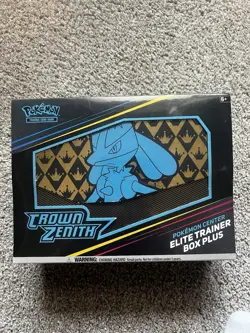 Pokemon Crown Zenith Elite Trainer Box Plus Lucario Pokemon TCG English - Image 1