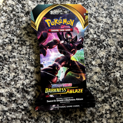 Pokemon TCG Sword & Shield Darkness Ablaze Booster Pack - Grimmsnarl Art - Image 1