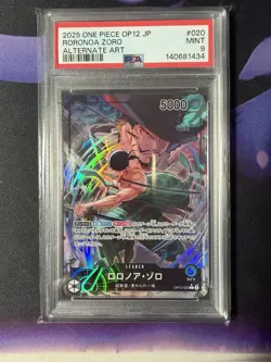 Roronoa Zoro OP12-020 One Piece Japanese Legacy Of The Master PSA 9 - Image 1
