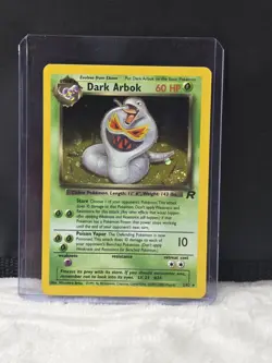 Pokemon TCG Dark Arbok 2/82 Team Rocket Holo Rare With Swirl Card LP Vintage - Image 1