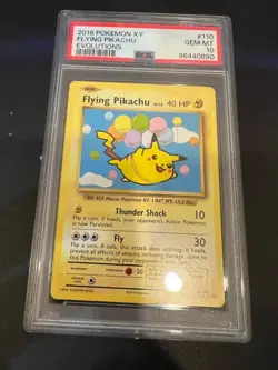 Pokemon PSA 10 Flying Pikachu Evolutions 2016 Pokemon XY - Image 1