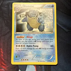 Pokemon Blastoise 31/149 Non-Holo Rare Boundaries Crossed Expanded GLC - Image 1