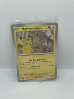Pikachu At The Museum, Pokemon X Natural History Museum Jumbo Promo - SEALED - Image 1