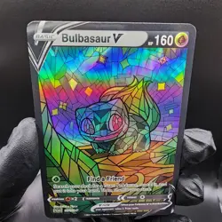 Pokemon Bulbasaur Stain Glass Holo Read Description - Image 2