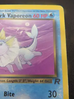 Dark Vaporeon unlimited Team rocket Uncommon 45/82 - WOTC Pokemon LP - Image 4