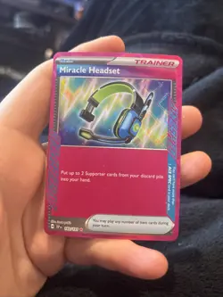 Miracle Headset 183/191 ACE SPEC Surging Sparks Pokemon Pack Fresh Near Mint NM - Image 1