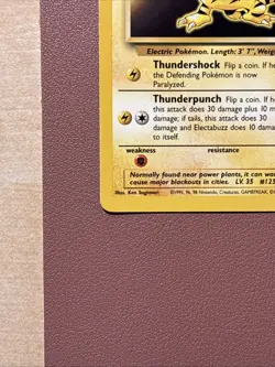 Pokemon TCG Electabuzz Base Set Unlimited Rare Card 20/102 NM / LP Condition - Image 5