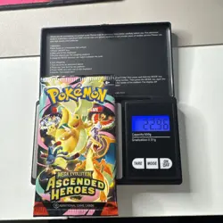Pokemon TCG Mega Evolution Ascended Heroes Heavy 22.96g Sealed Booster Pack - Image 1