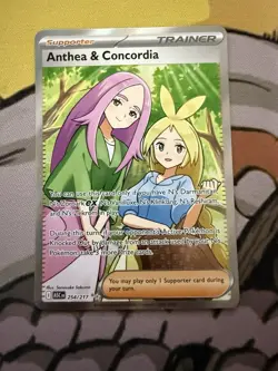 Anthea and Concordia 254/217 Ascended Heroes Pokemon TCG Full Art Trainer - Image 1
