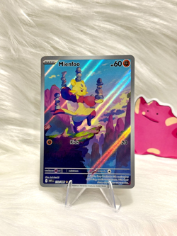 Mienfoo 133/086 Pokemon TCG S&V White Flare Illustration Rare English - Image 1