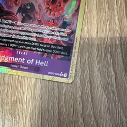 Bandai One Piece CCG Judgment of Hell OP02-089 Holo Event Card Impel Down - Image 2