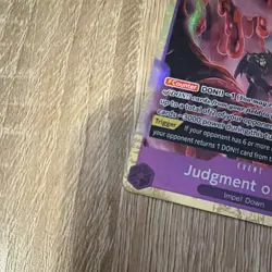 Bandai One Piece CCG Judgment of Hell OP02-089 Holo Event Card Impel Down - Image 3